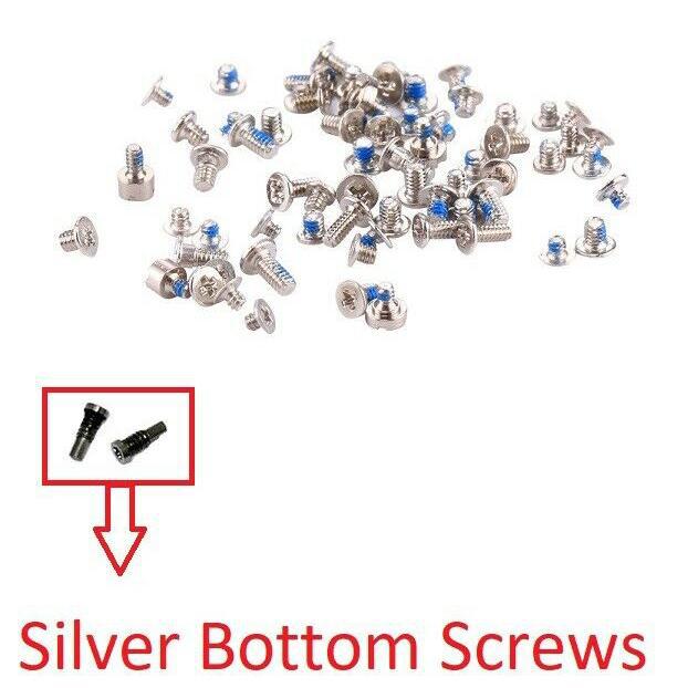 For Apple iPhone 8 Plus Screws Full Set Silver
