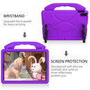For Apple iPad 10.2 9th Gen 2021 Kids Friendly Case Shockproof Cover With Thumbs Up - Purple