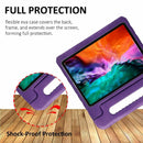 For Apple iPad Air 5 2022 5th Gen Kids Case Shockproof Cover With Stand Purple