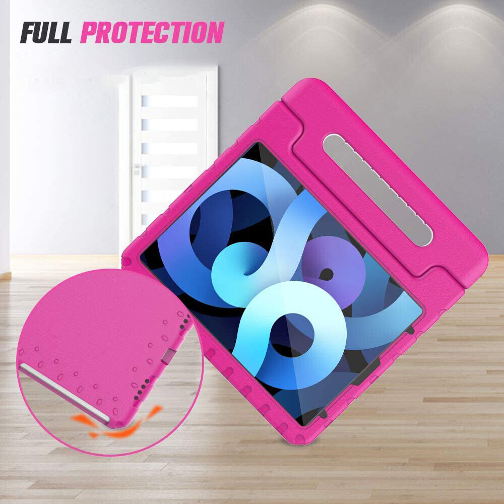 For Apple iPad Air 5 2022 5th Gen Kids Case Shockproof Cover With Stand Pink-www.firsthelptech.ie