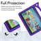 For Amazon Fire HD 10 2021 11th Gen Kids Case Shockproof Cover With Stand - Purple