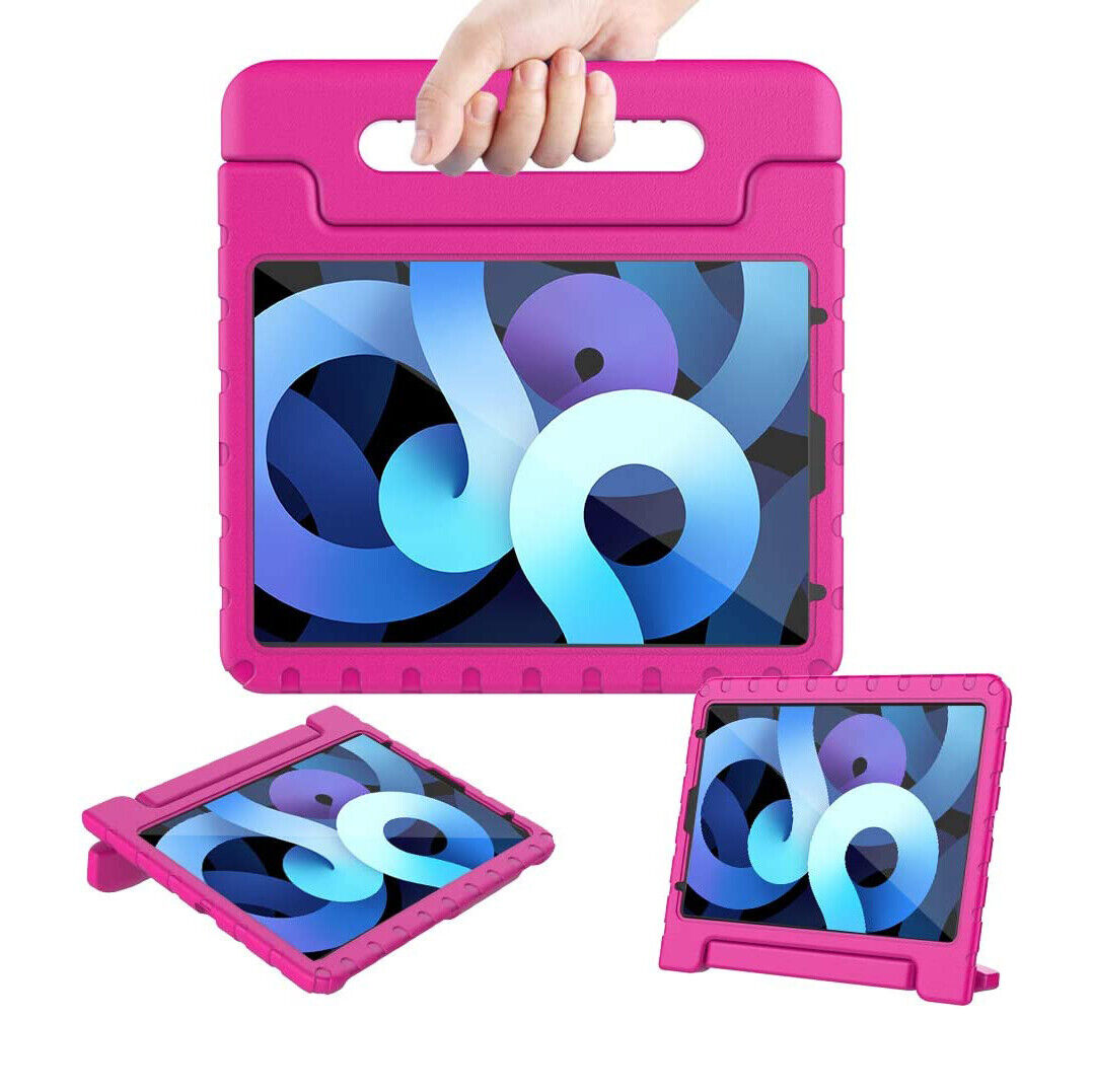 For Apple iPad Air 5 2022 5th Gen Kids Case Shockproof Cover With Stand Pink-www.firsthelptech.ie