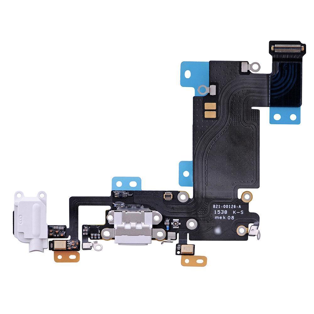 Apple iPhone 6s Plus Charging Port Flex Cable - White for [product_price] - First Help Tech