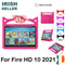 For Amazon Fire HD 10 2021 11th Gen Kids Case Shockproof Cover With Stand - Purple