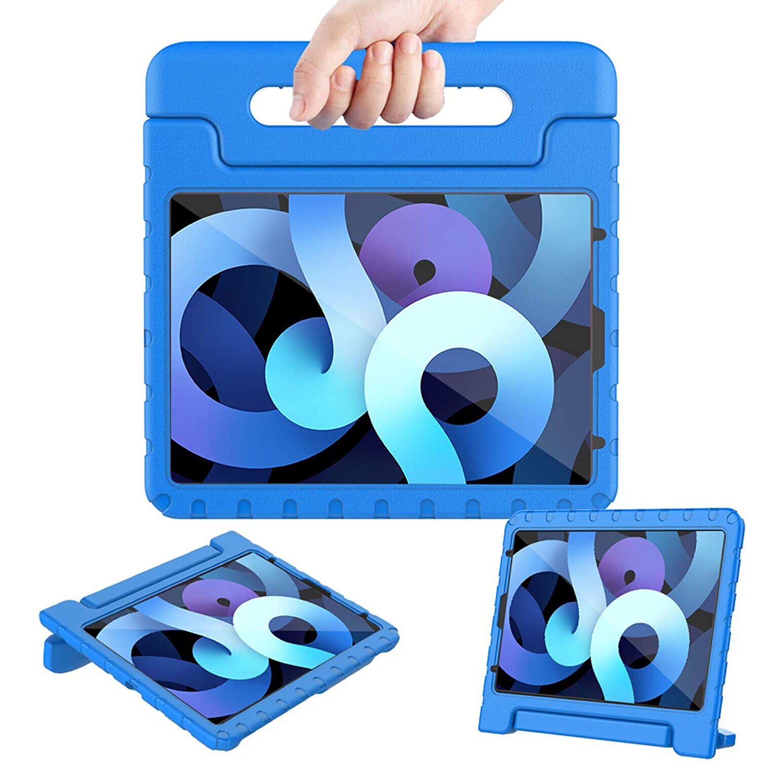 For Apple iPad Pro 11 2018 Kids Case Shockproof Cover With Stand Blue
