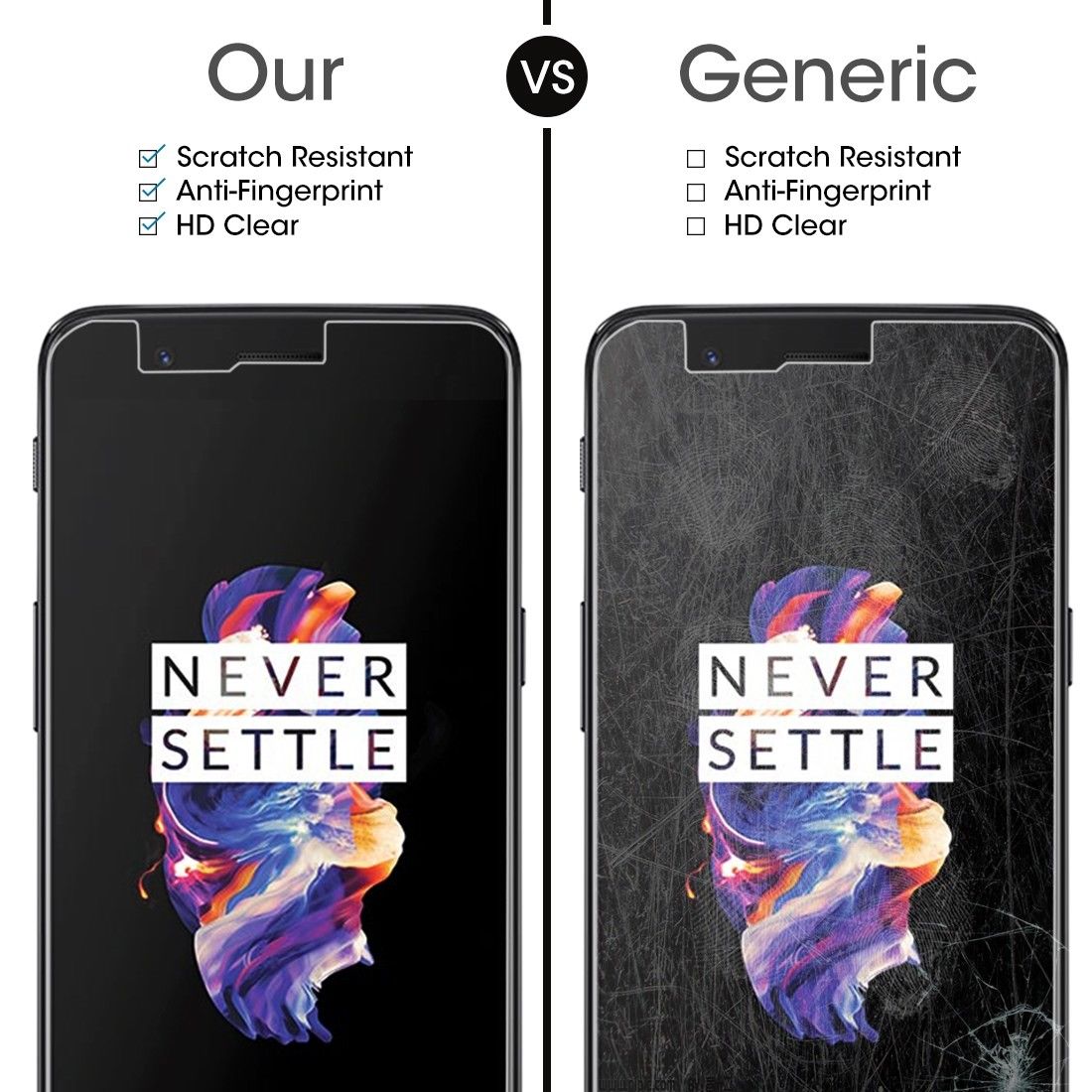OnePlus 5 Premium Tempered Glass for [product_price] - First Help Tech