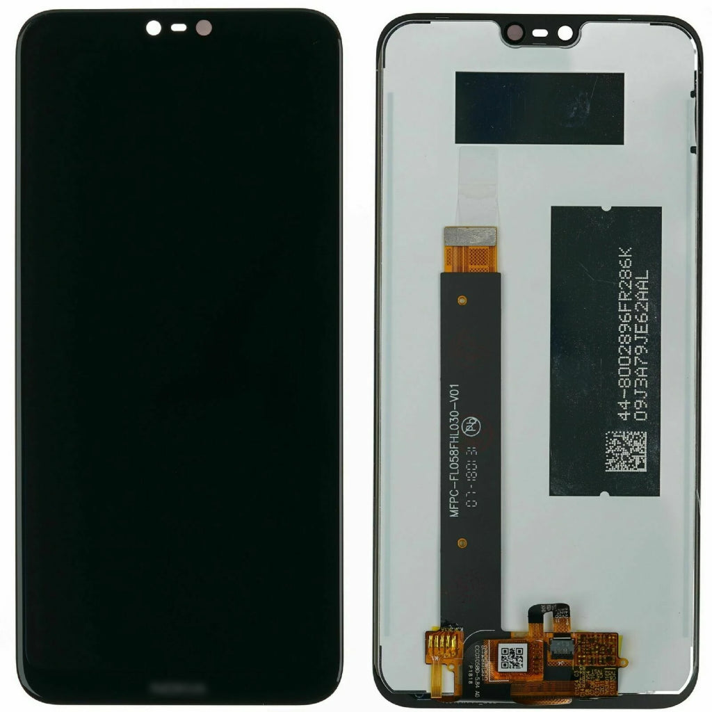 Nokia 6.1 Plus (X6) LCD Display Touch Screen Assembly Black for [product_price] - First Help Tech