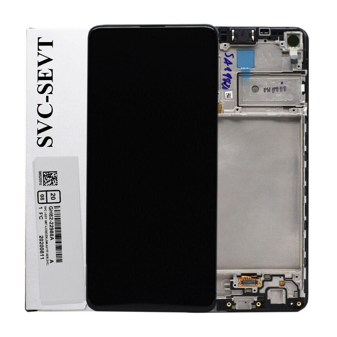 For Samsung Galaxy A21s / A217 Replacement AMOLED Touch Screen Assembly With Frame - Service Pack