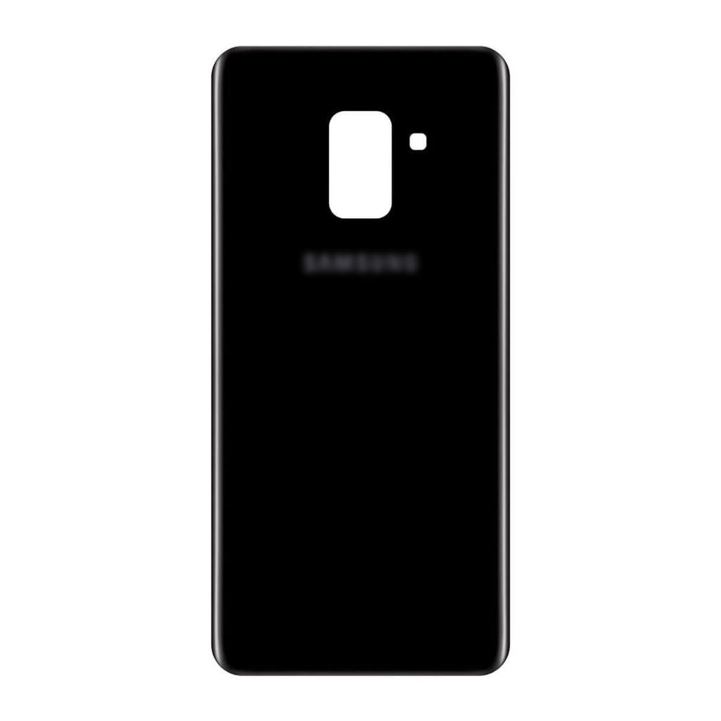 For Samsung Galaxy A8 2018 Replacement Battery Cover Rear Panel With Adhesive Black