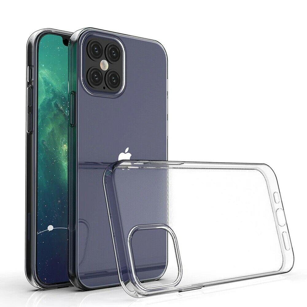 Soft TPU Cover For Apple iPhone 12 / 12 Pro Crystal Clear Thin Case