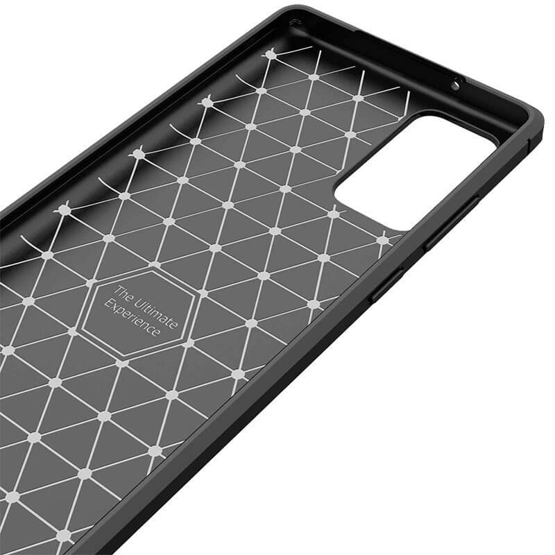 TPU Cover For Samsung Galaxy S20 FE / S20 FE 5G Carbon Fiber Case Black