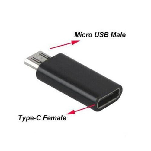 USB 3.1 Type C Female to Micro USB Male Charging Adapter