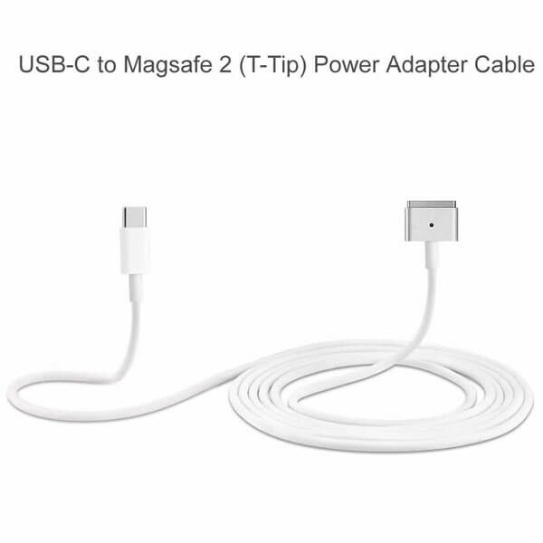90W USB Type C Female to Magsafe 2 T-Tip Adapter Cable for MacBook Air Pro  