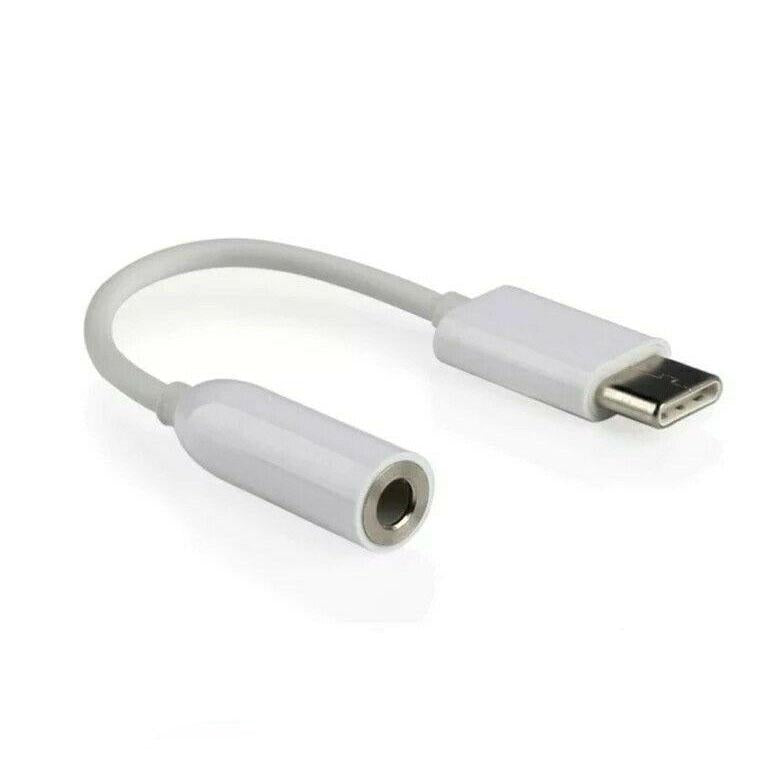 USB-C Type To Aux 3.5mm Adapter Headphone Jack Cable - Built-in DAC Chip