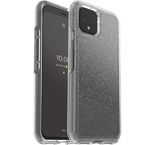 For Apple iPhone 14 (6.1) HeavyDuty Symmetry Design Case - Glitter Clear-www.firsthelptech.ie