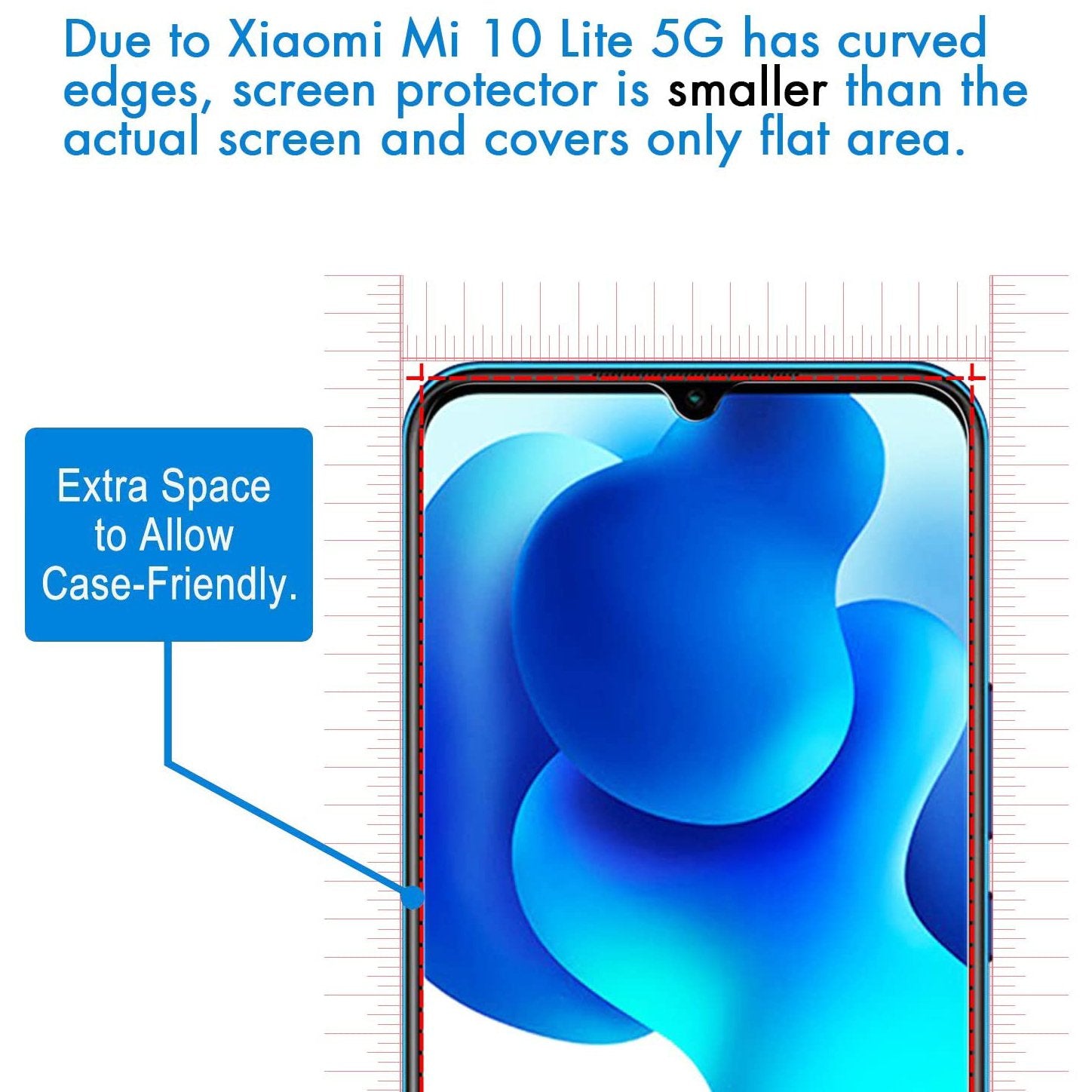 For Xiaomi Mi 10 Lite 5G Tempered Glass